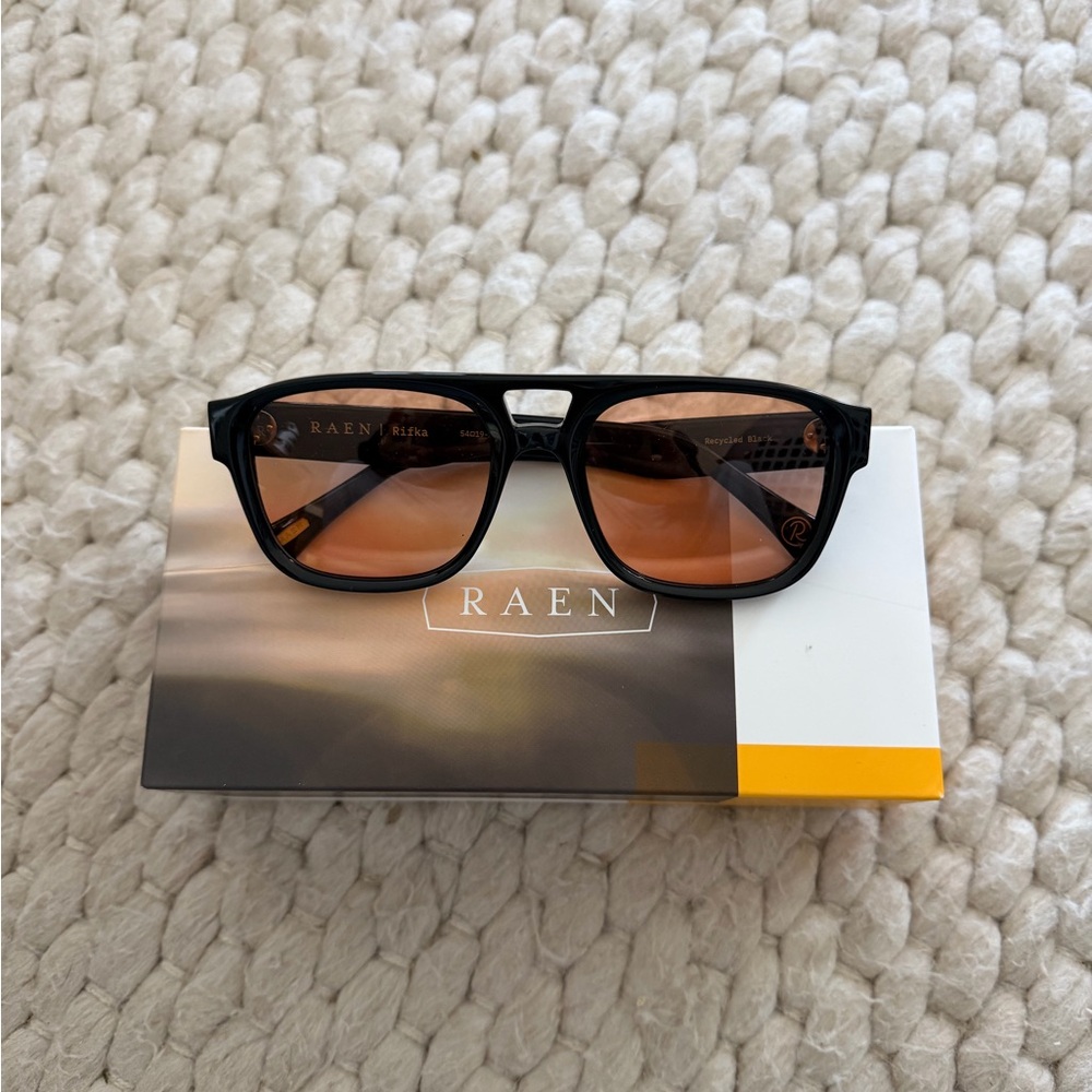 RAEN Black and Tan Sunglasses
